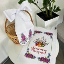 Бантик фіолетові квіти